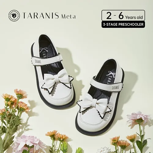 Girls Shoes White Leather - Temu
