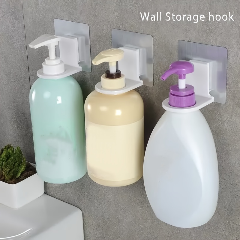 Wall Adhesive Hooks Bathroom Shower Gel Hand Sanitizer - Temu