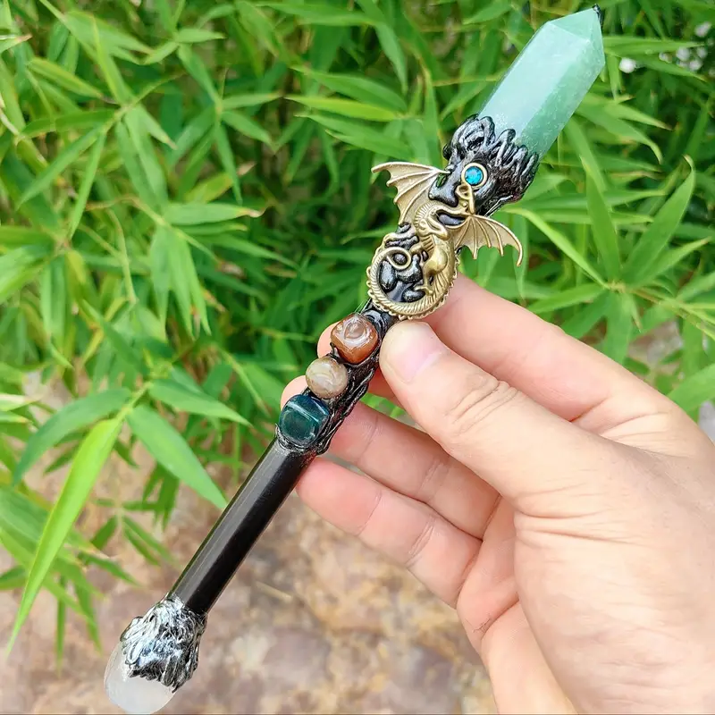Fairy Magic Wand Synthetic Crystal Witch Prop - Temu