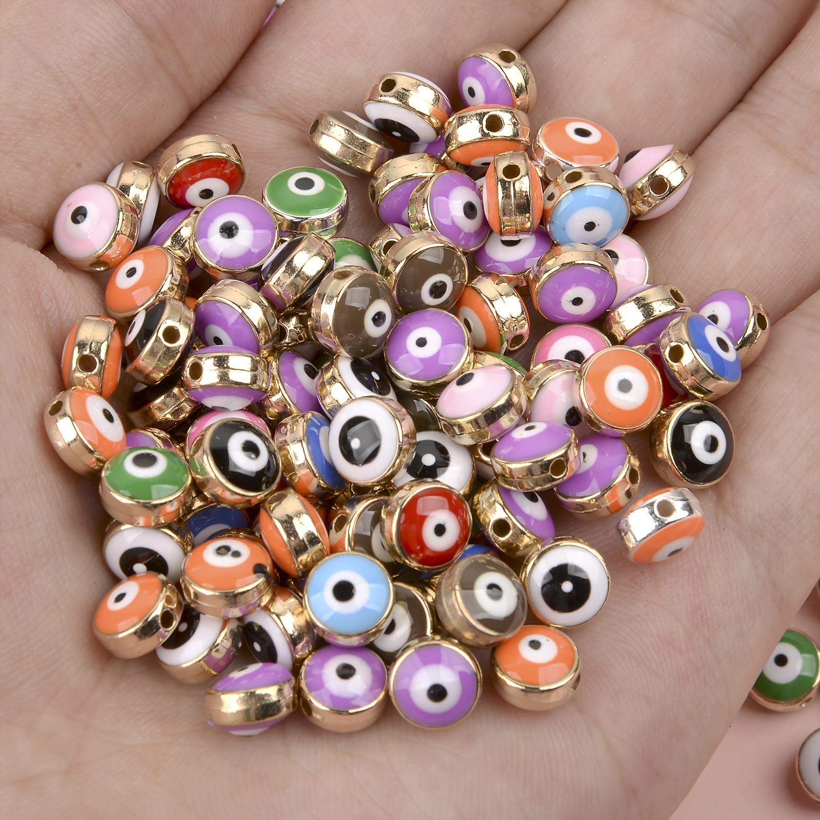  20Pcs Round Resin Beads Beads for Jewelry Making