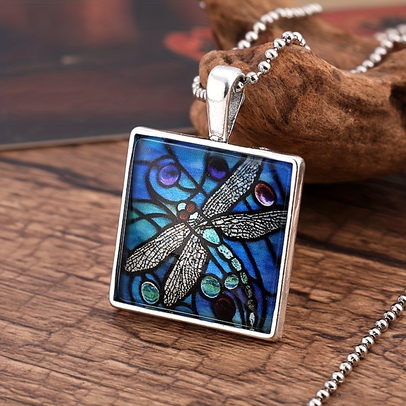 Vintage Necklace Dragonfly - Temu