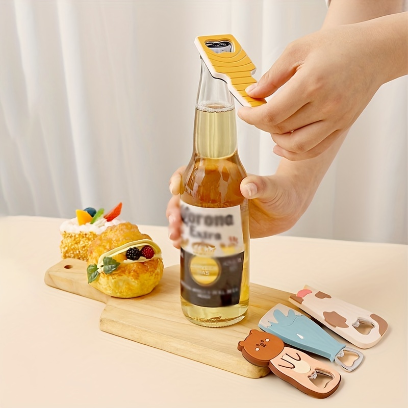 4 in 1 Multifunctional Bottle and Can Opener, Plastic Cute Beer