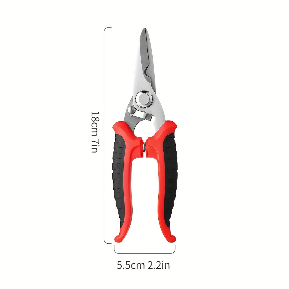 1pc Floral Shears Strong Pruner Gardening Pruning Shears Fruit Picking  Scissors Pruning Weeds Household Potted Branches Small Scissors Gardening  Tools