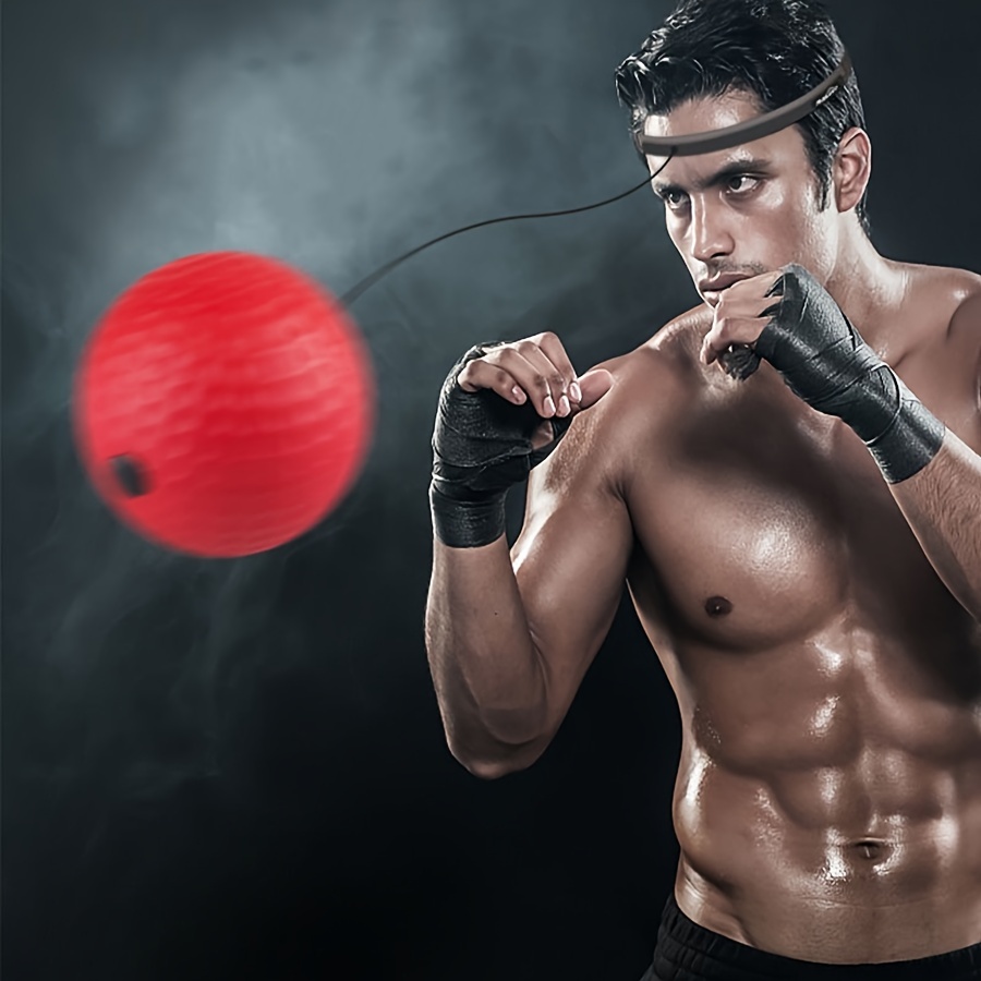 Head-Mounted Boxing Reflex ball – yogibabaa