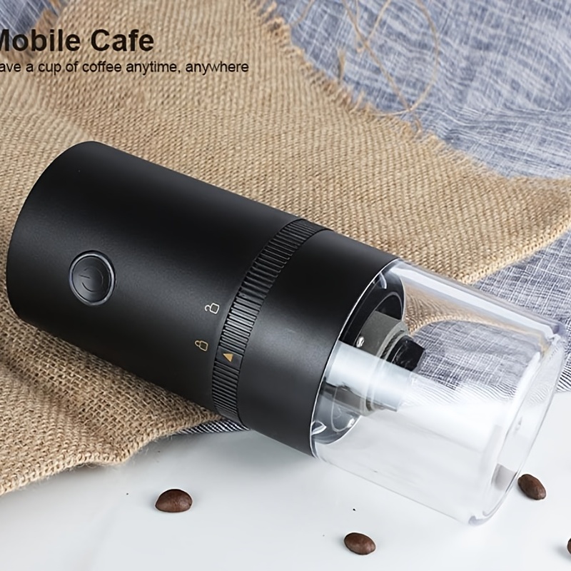 Usb Rechargeable Portable Electric Burr Coffee Grinder With Multiple  Grinding Settings For Espresso And French Press - Conical Burr Grinder For  Smooth And Even Grinding - Temu Portugal