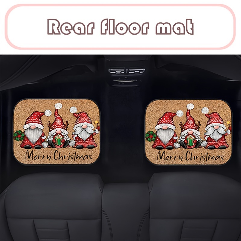 4 Stück Süße Auto-Fußmatten Im Weihnachtsstil, Niedliche Kleine  Kobold-bedruckte Auto-Fußmatten, Auto-Dekorationszubehör - Temu Austria