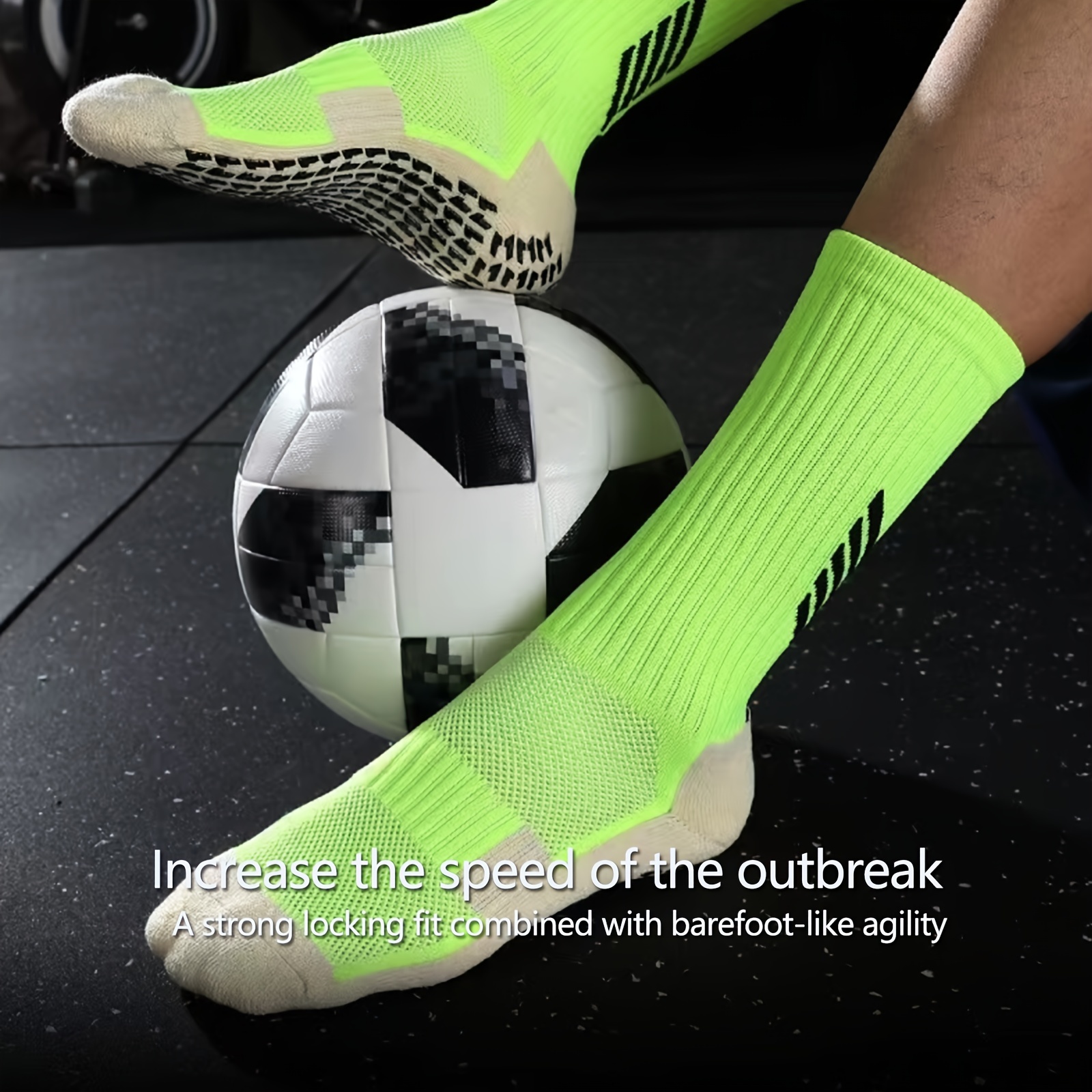 High Quality Anti Slip Soccer Socks Adults Kids Sport Towel Bottom