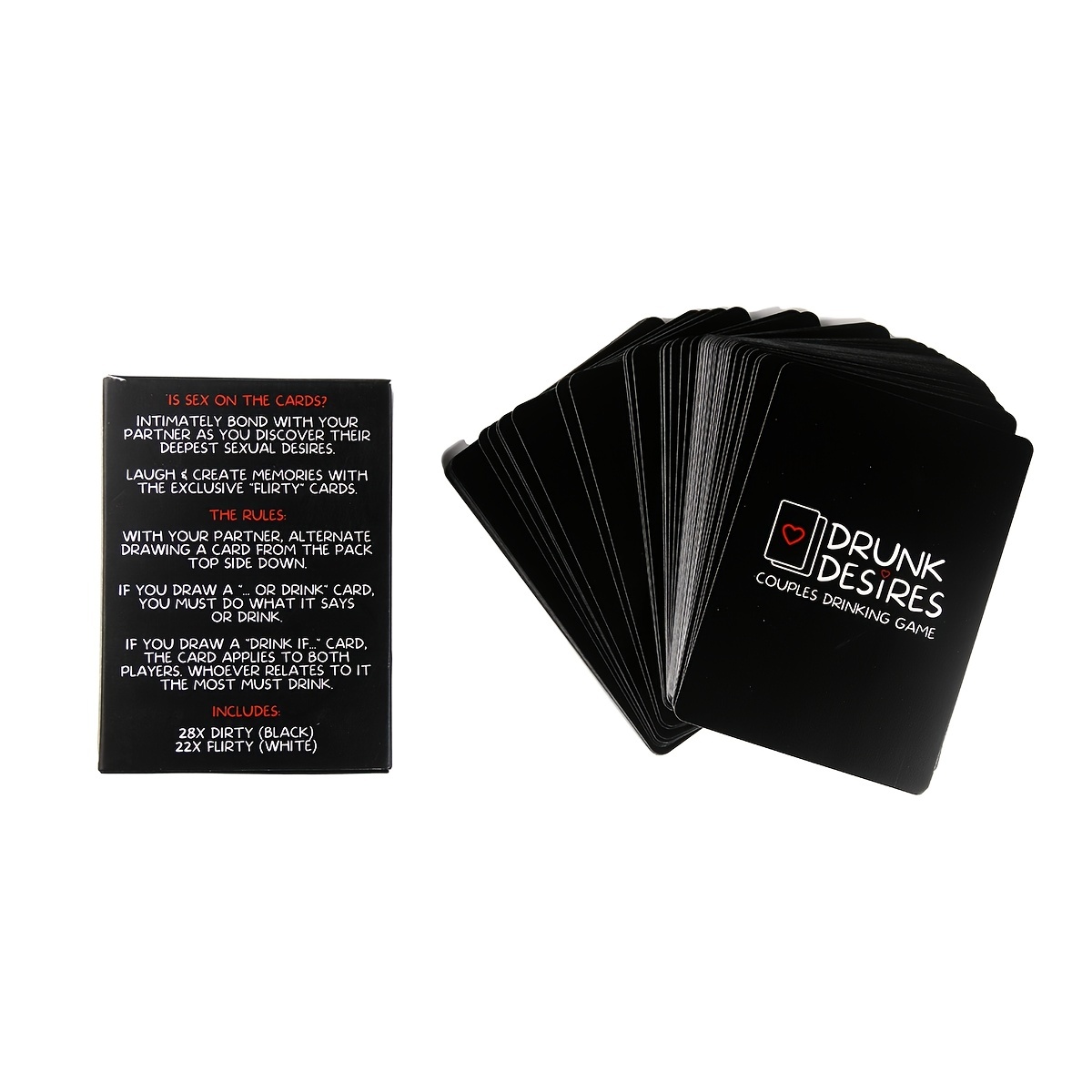 Drunk Desires Couples Drinking Card Game Sexual Intimate Adult Couples Naughty Sex Game