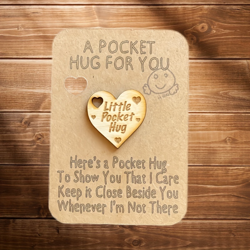 1pc/2pcs Pocket Hug Heart, Love Token, The Perfect Gift