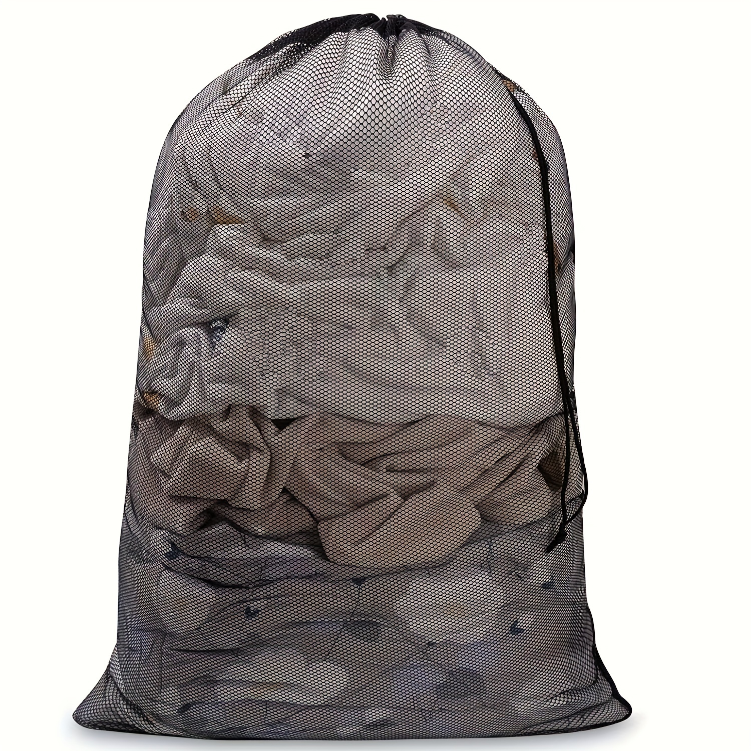 Mesh Laundry Bag Drawstring Large Laundry Bags Dedicates Bra - Temu