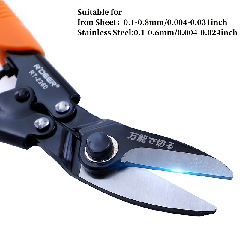 Multifunctional Tin Sheet Metal Snip Aviation Scissor Iron Plate