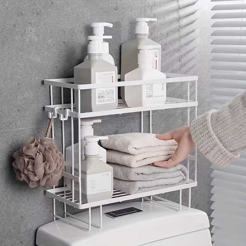 2 tier Bathroom Organizer Double layer Multifunction Storage - Temu