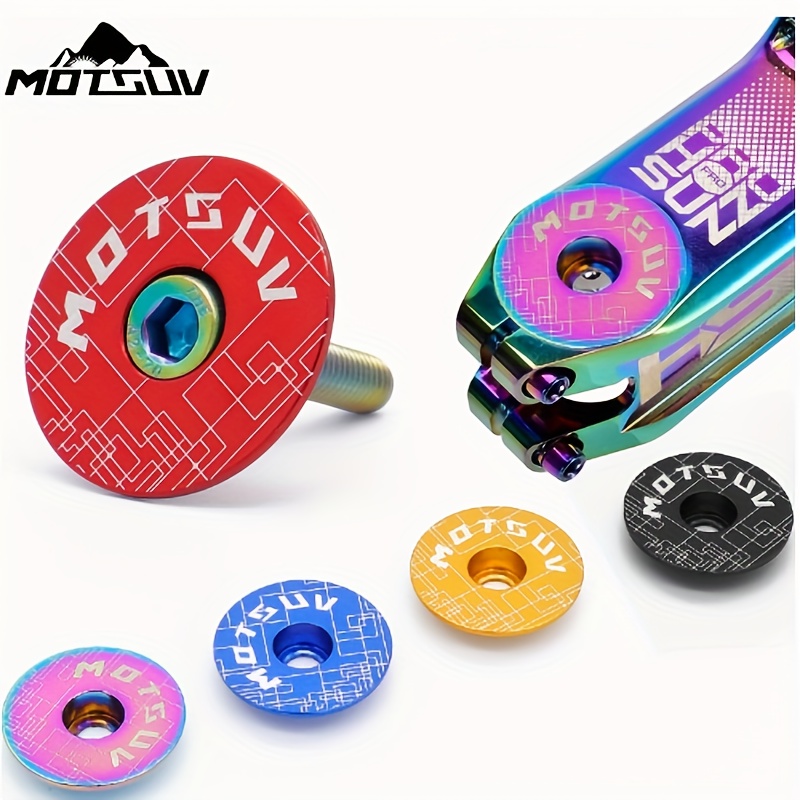 

Bicycle Headset Top Cover, Mountain Bike Front Aluminum Alloy Headset Stem Cover, Cycling Accessories