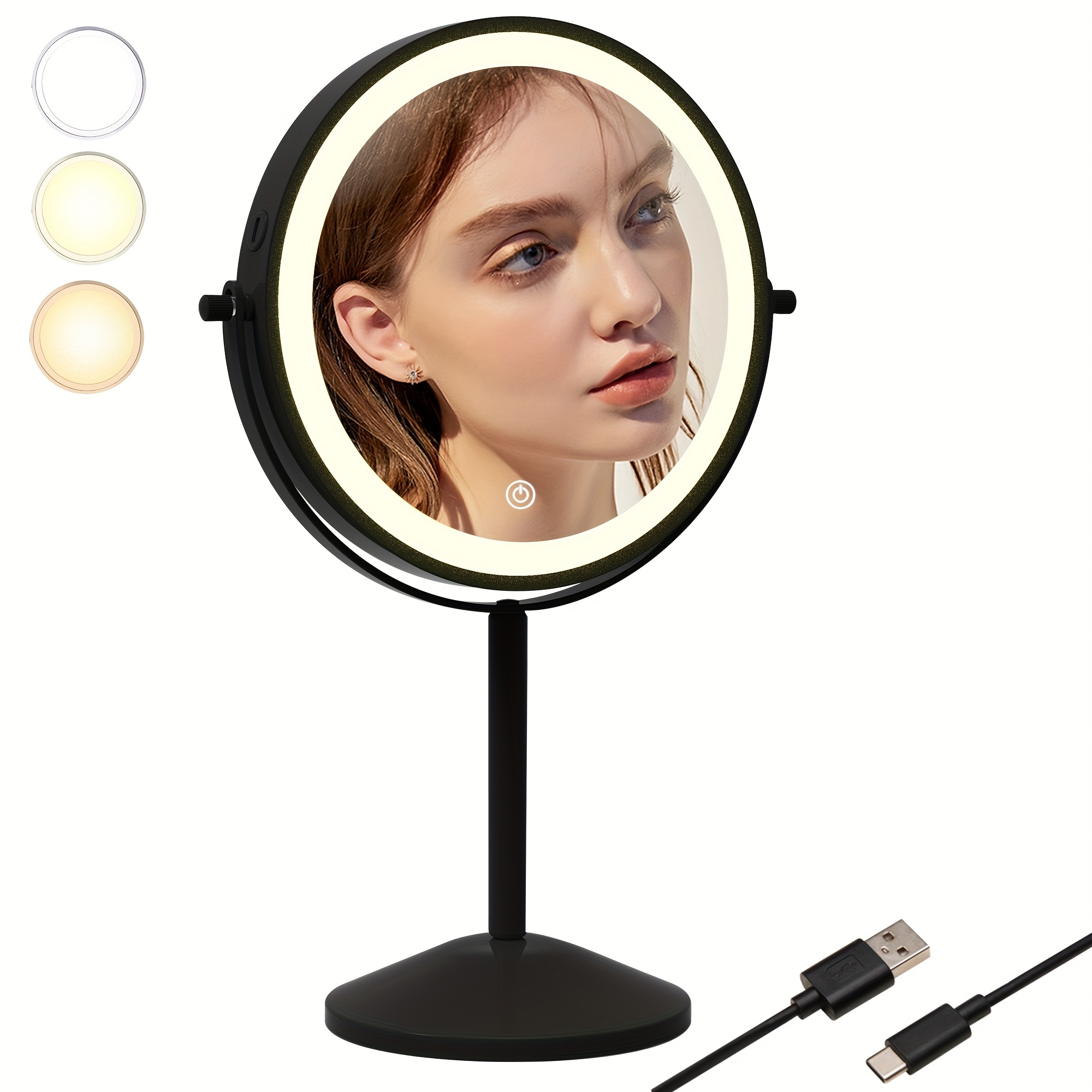 1pc Led-licht-make-up-spiegel Make-up-spiegel Mit Fülllicht 10