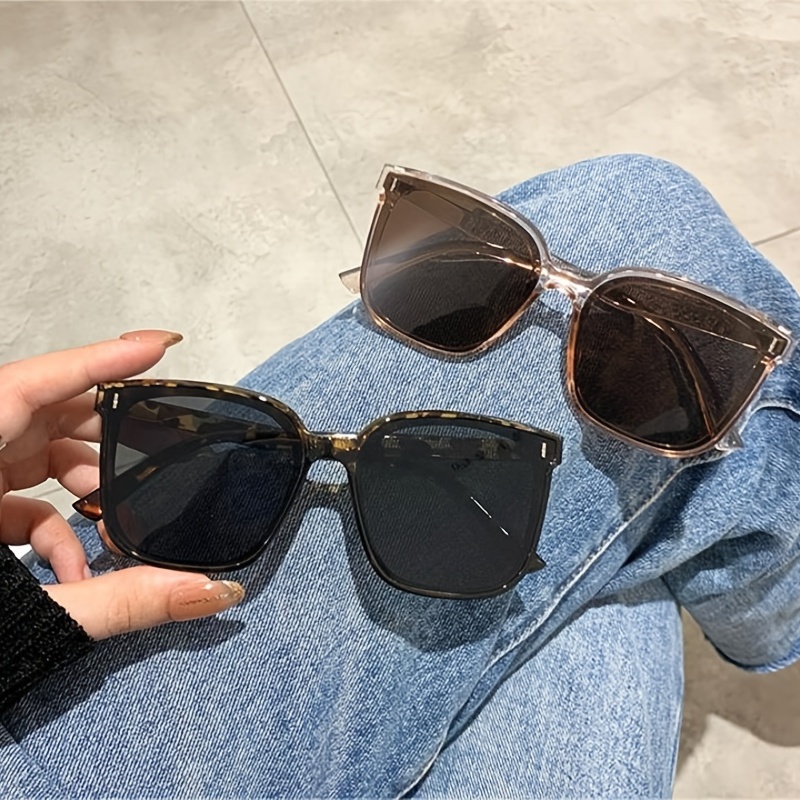 Men's Fashion Mixed Color Conjoined Sunglasses - Temu