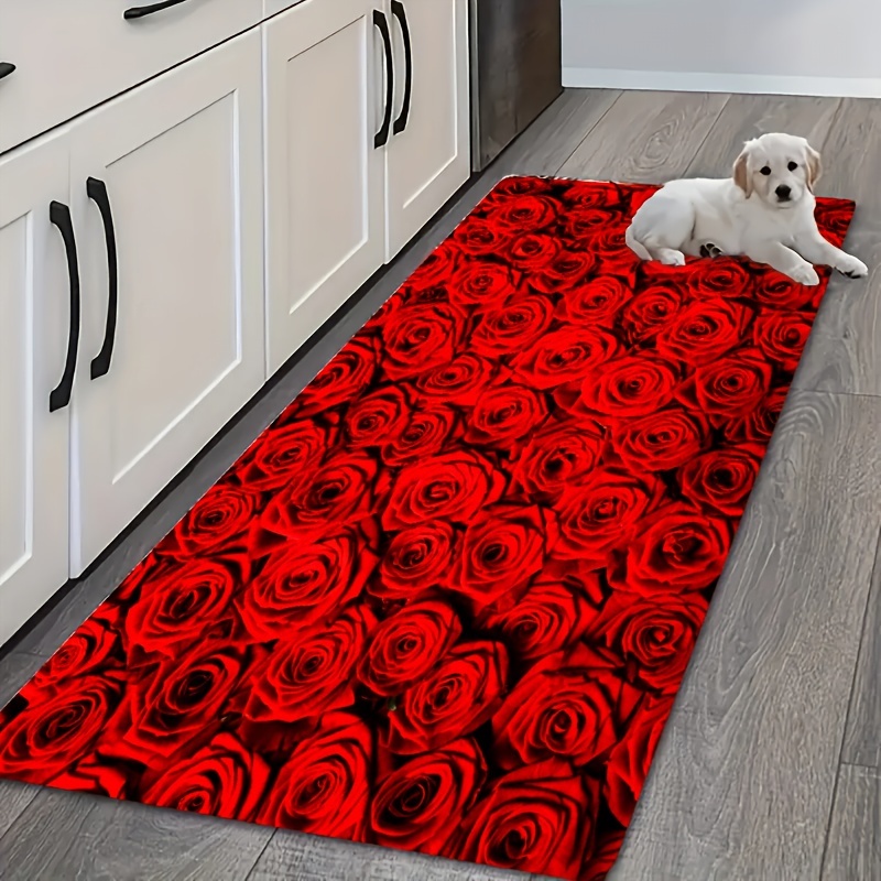 Soft Kitchen Floor Mat: Non slip Oilproof Waterproof Vintage - Temu