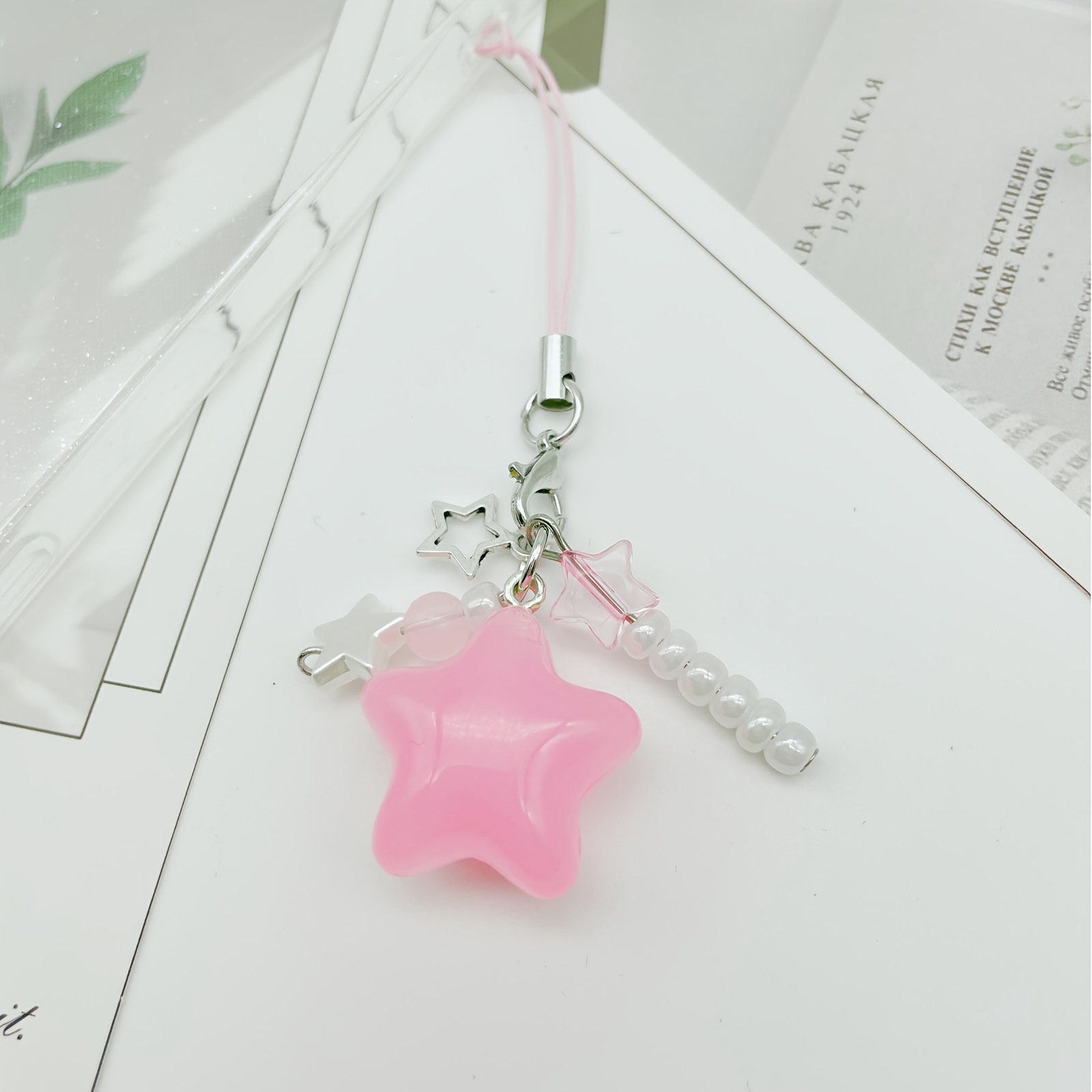 Star Phone Charms Cute Star Beaded Y2K Aesthetic Cell Phone Charm Strap  Phone Chain Lanyard Accessories For Phone Bag Keychain Camera Pendants Decor
