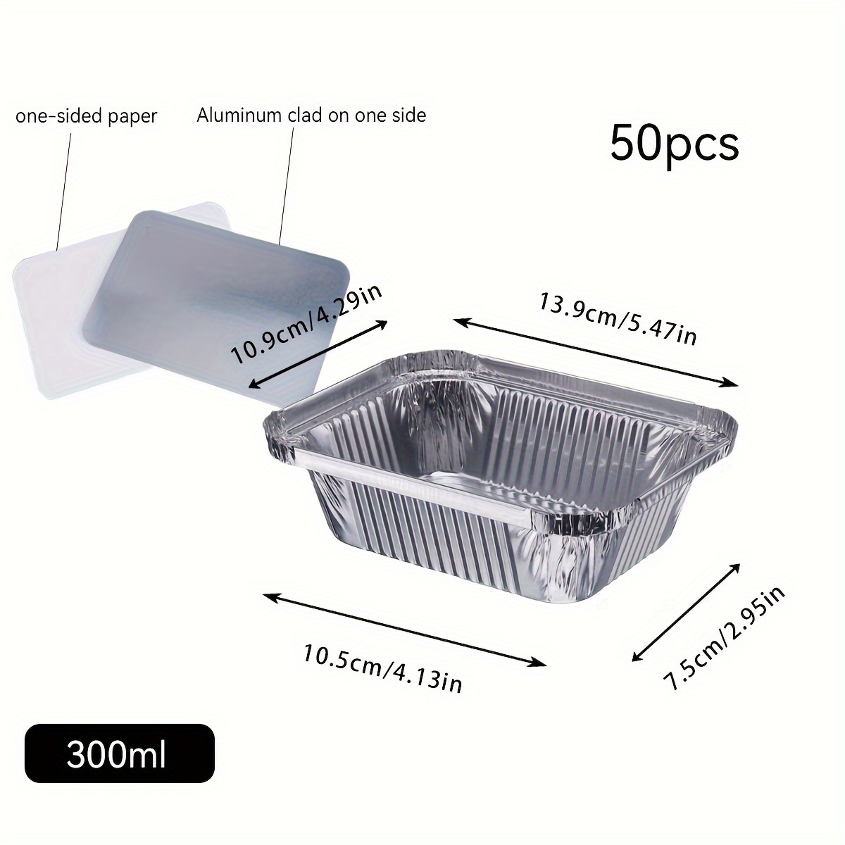 Colored foil containers with lids for food packaging