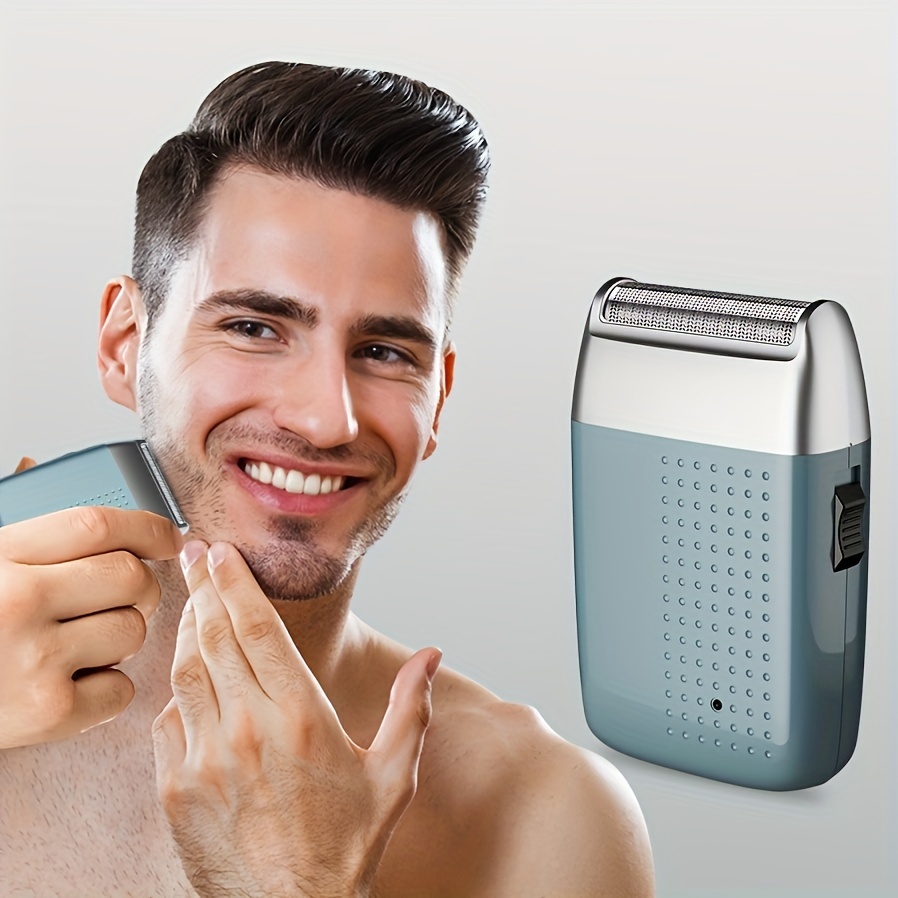 Comprar Afeitadora eléctrica recargable para hombres, máquina de