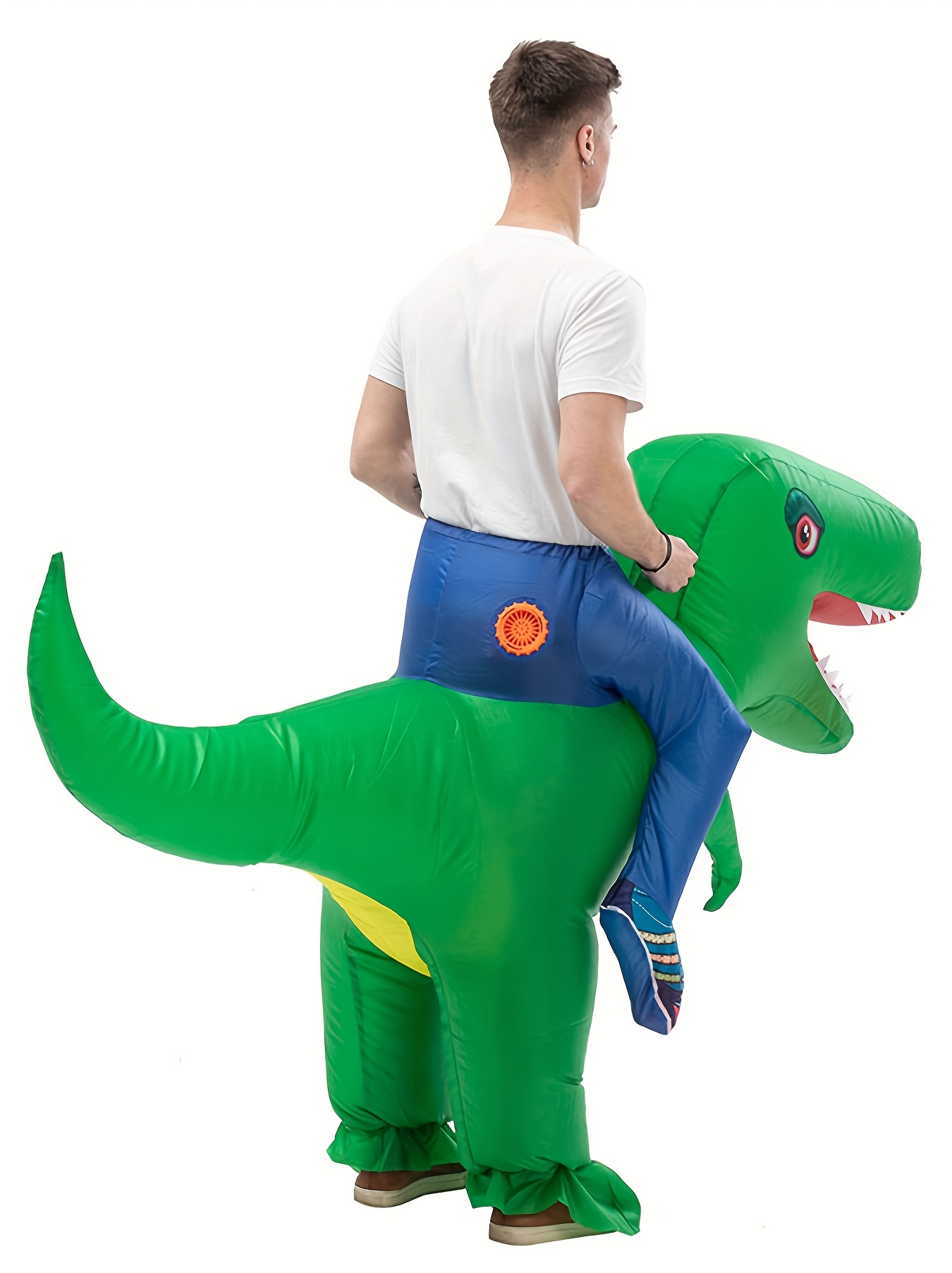 Funny Dinosaur Costume Adult Blow Halloween Party Ride A Dino T Rex  Inflatable Costumes - Men's Clothing - Temu United Arab Emirates