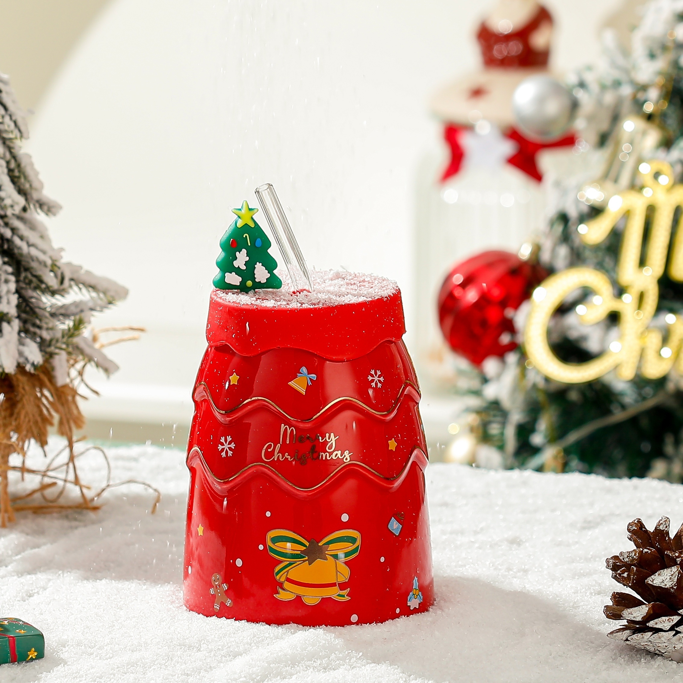 Christmas Coffee Mug With Lid And Straw, Cute Christmas Tree Ceramic Mug,  Winter Holiday Mug Gift Set, Novelty Mug With Handle, Christmas Cups Gifts  For Women, Men - Temu Belgium