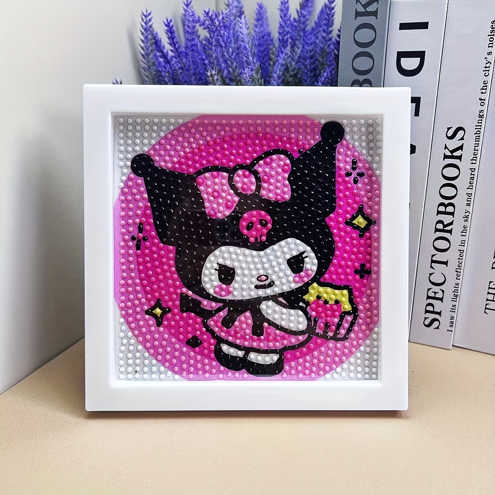 5D DIY Diamond Painting Kit Full Drill, Hello Kitty Cartoon Mosaic