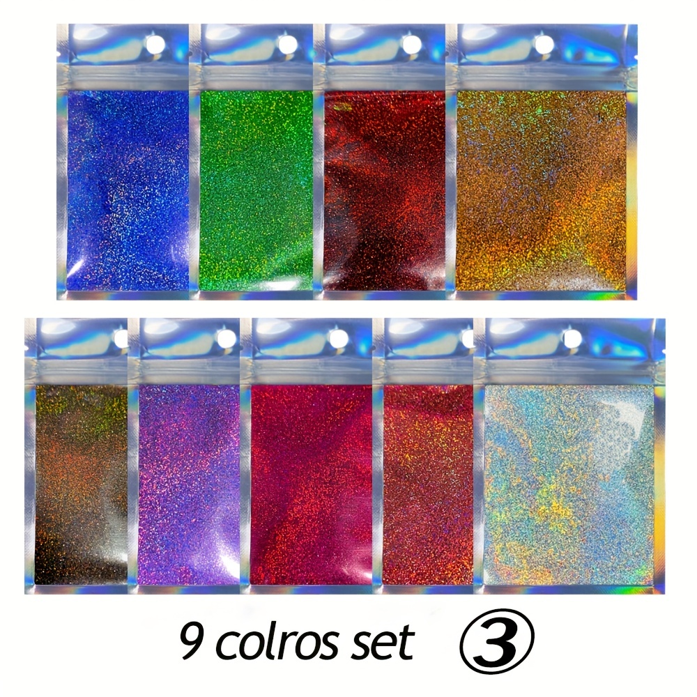 30g/bottle Crushed Glass Craft Glitter For Resin, Irregular