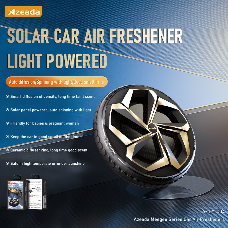 Car Air Fresheners, Solar Energy Car Fragrance Diffuser, Windmill