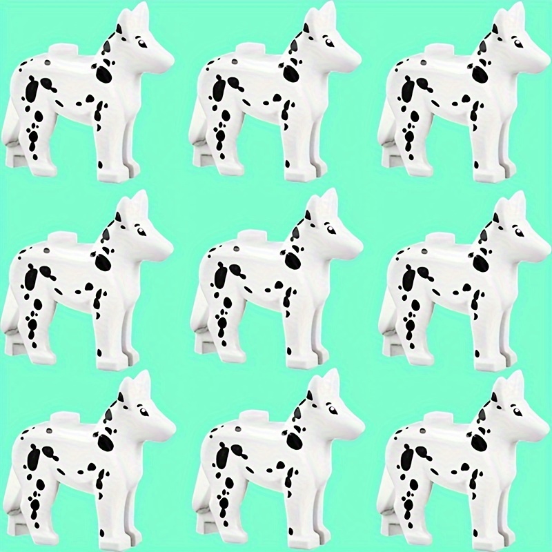 9pcs Mini German Shepherd Dog Building Blocks Set