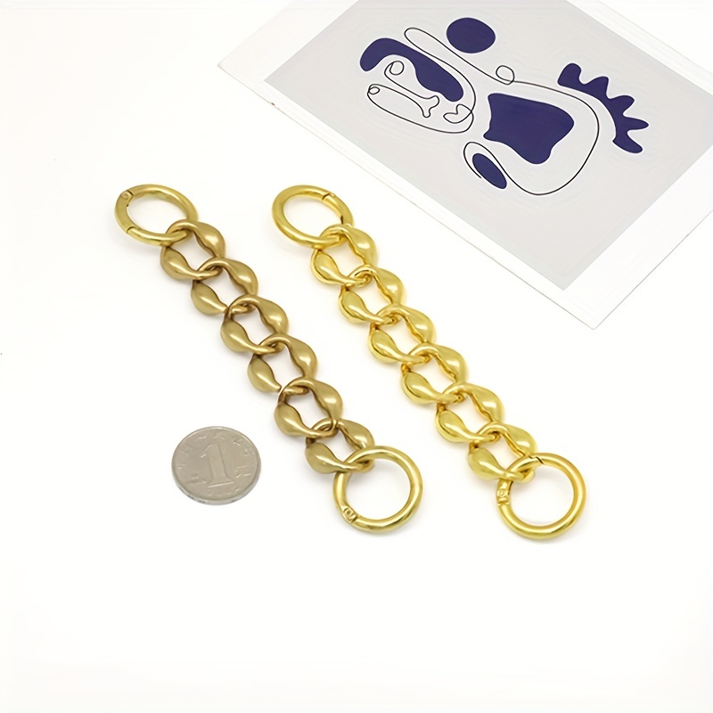 Rhombus Alloy Extension Chain For Men's Bag