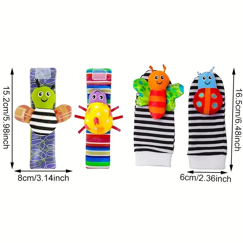 Baby Rattle Toys Rattle Set Baby Sensory Toys Foot finder - Temu