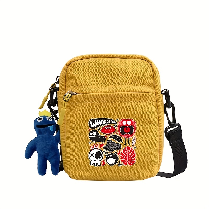  Funny Monkey Crossbody Sling Backpack Shoulder Bag