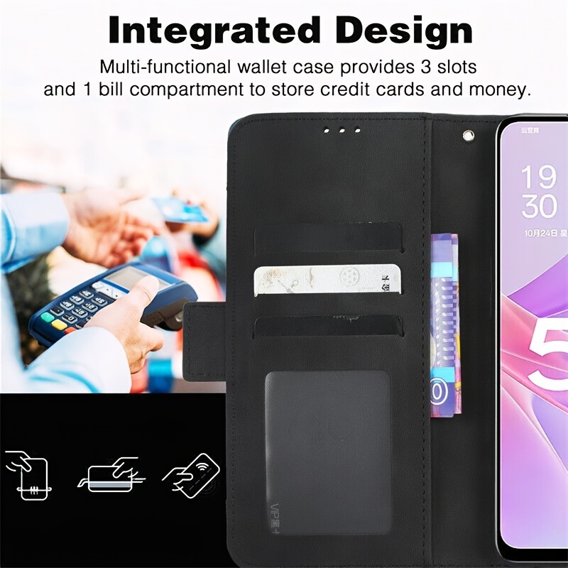 Moto G84 5G Case Cover Flip Folio Leather Wallet Credit Card For Motorola