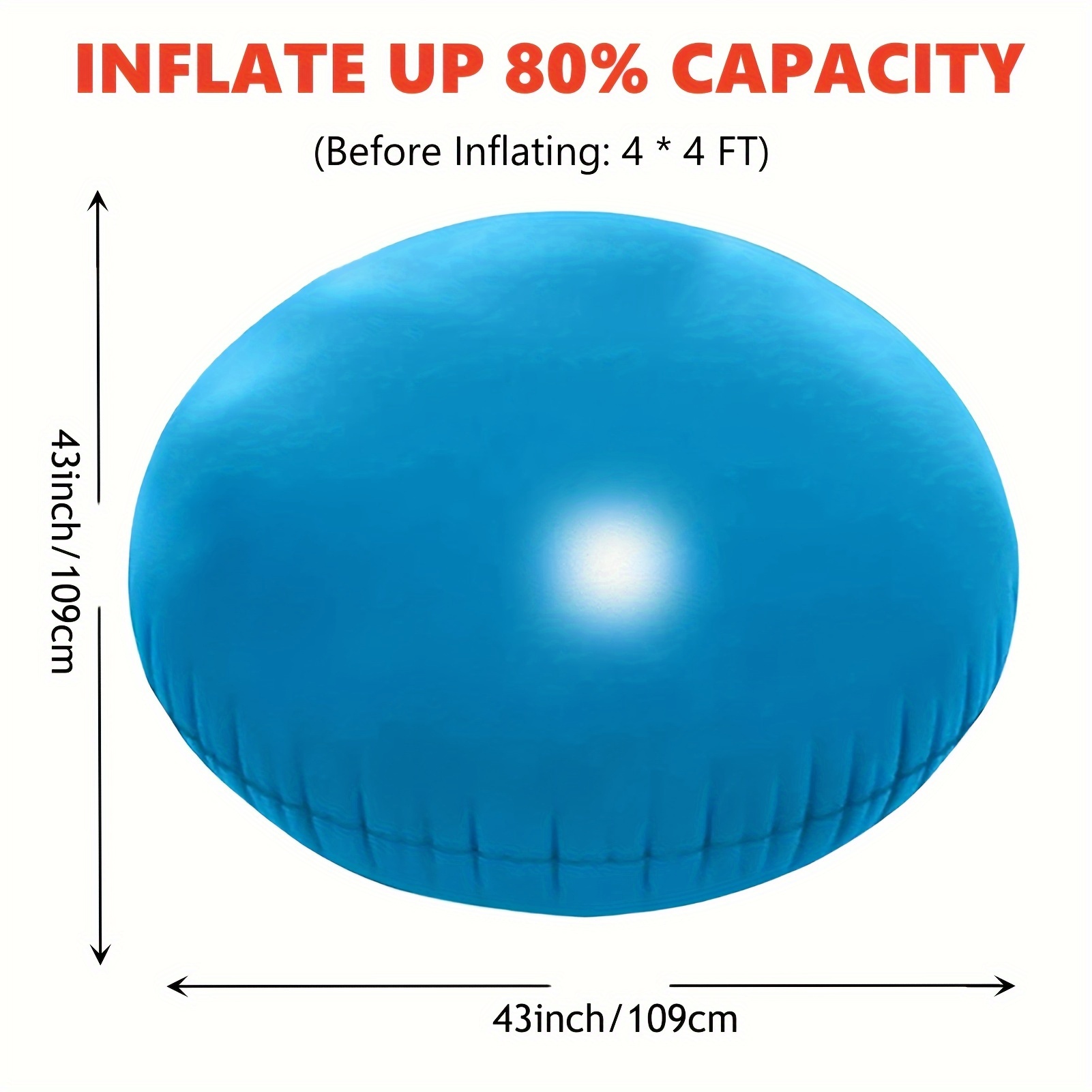 Pool Pillow Ground Pools Ice Equalizer Air Pillow Winterize - Temu Canada