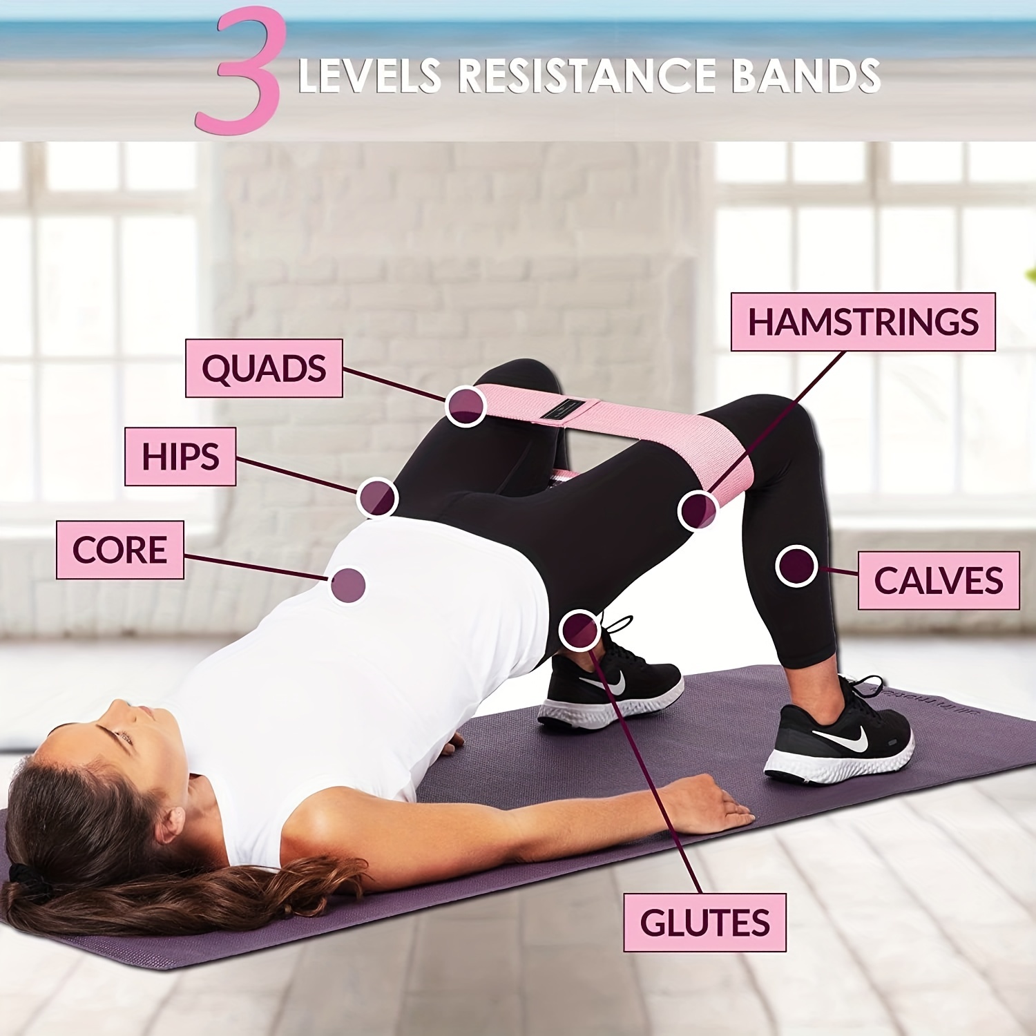 Bandas Resistencia Unisex: ¡ponte En Forma Fuerte Bandas - Temu