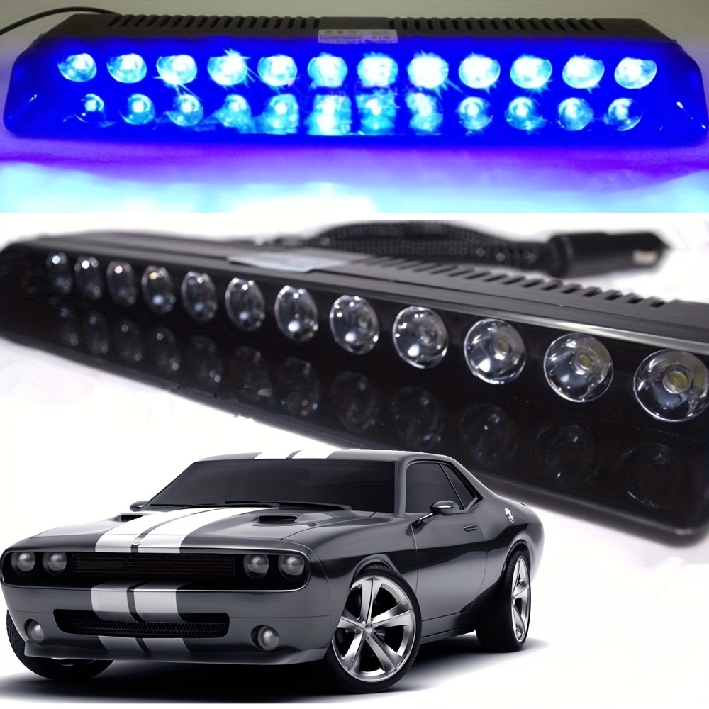 24 LED Auto Dach strobe Licht LED blinkt Notfall Warnleuchten Polizei feuer  fahrzeug-licht leuchtfeuer 12V