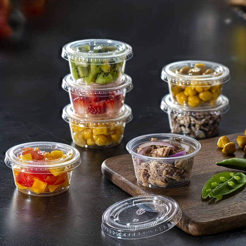 Envases para negocios salsas comida plasticos desechables de 1 onza