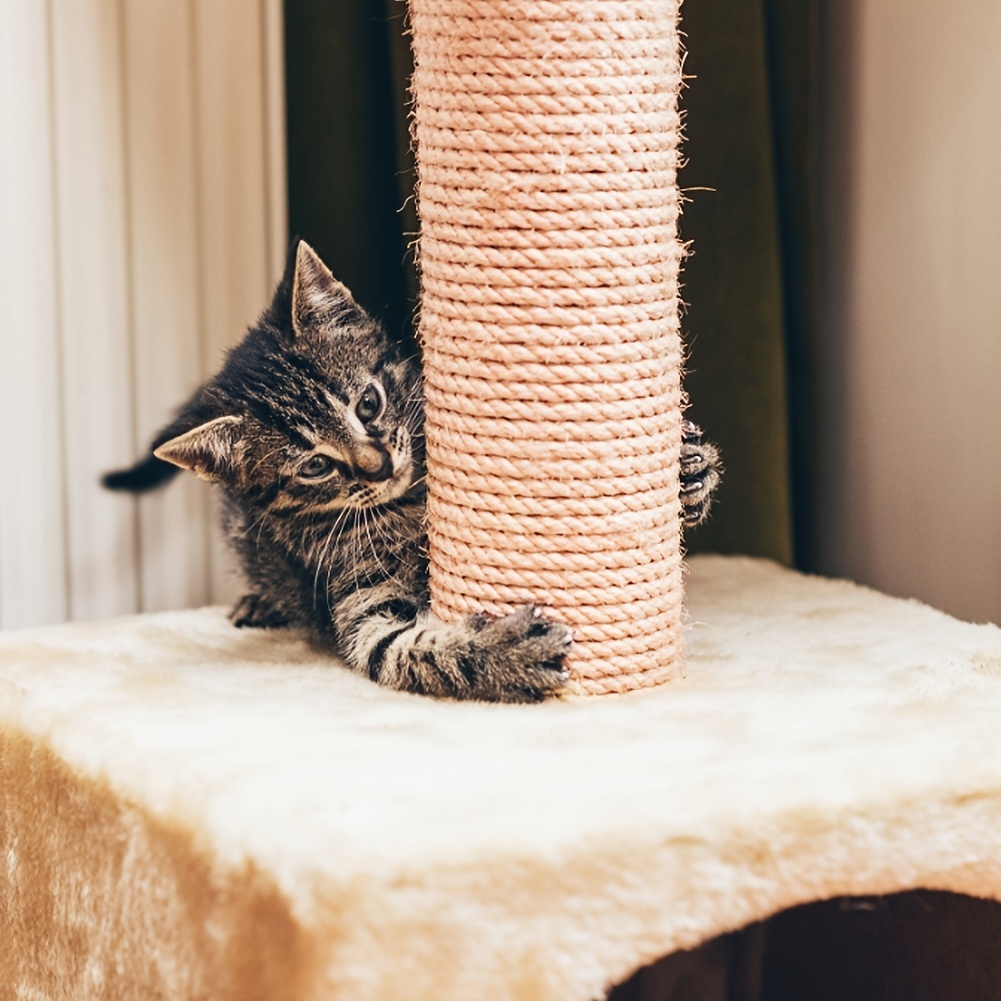 Corda di canapa naturale Sisal fai da te casa sull'albero del gatto  tiragraffi per gatti corda per arrampicata telaio di ricambio per legare la  corda per affilare il gatto artiglio - AliExpress