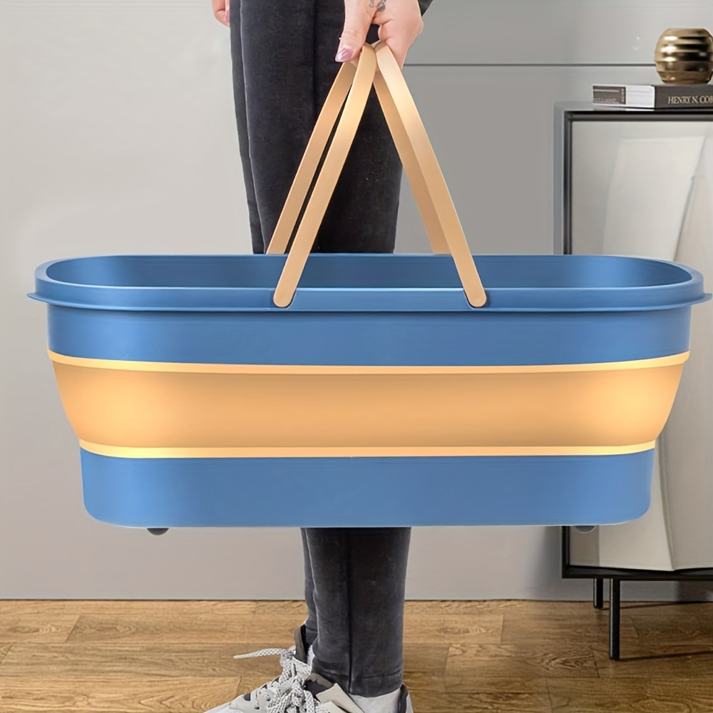 Collapsible Bucket Fishing Bucket Household Cleaning Mop - Temu