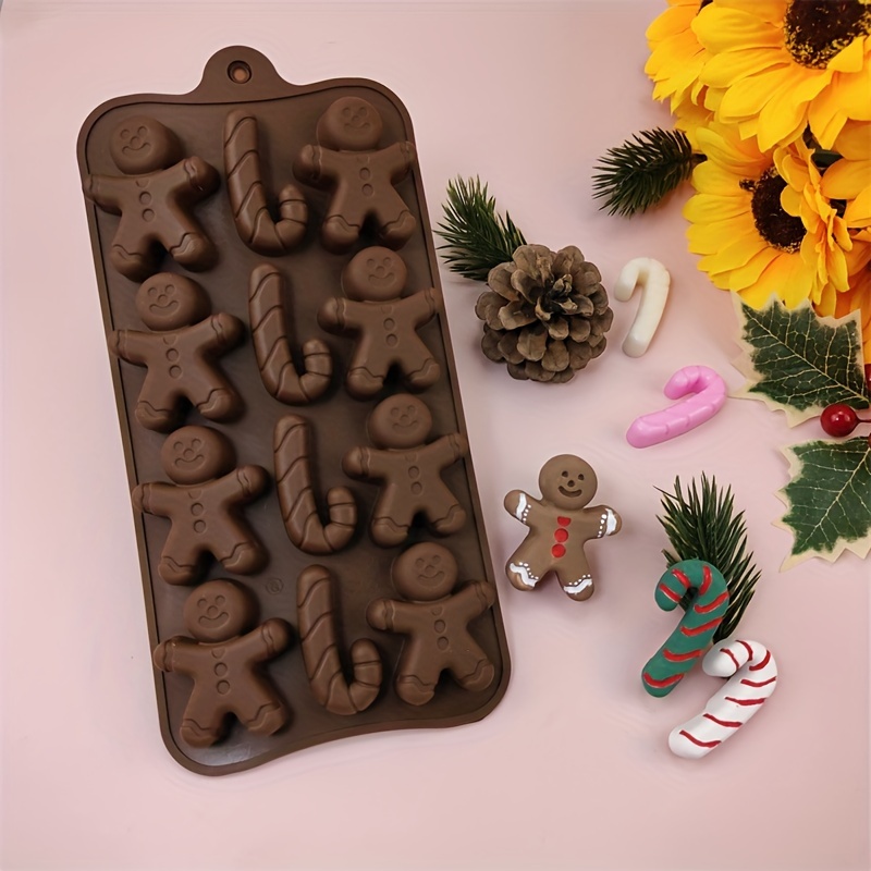 Christmas Silicone Molds For Baking Jelly Soap Candy Cane - Temu