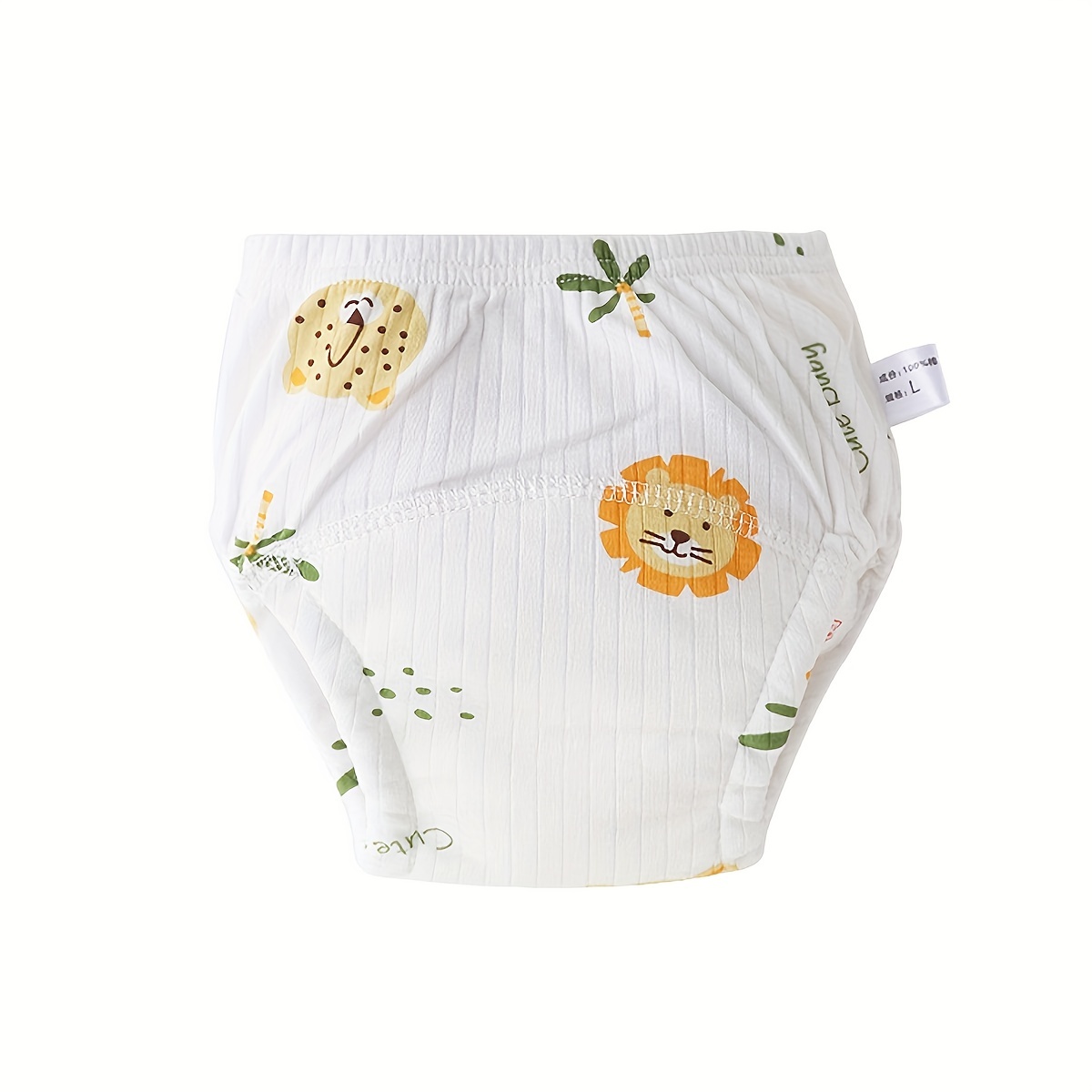 Baby Potty Training Pants, Soft Cotton Washable Nappy Reusable