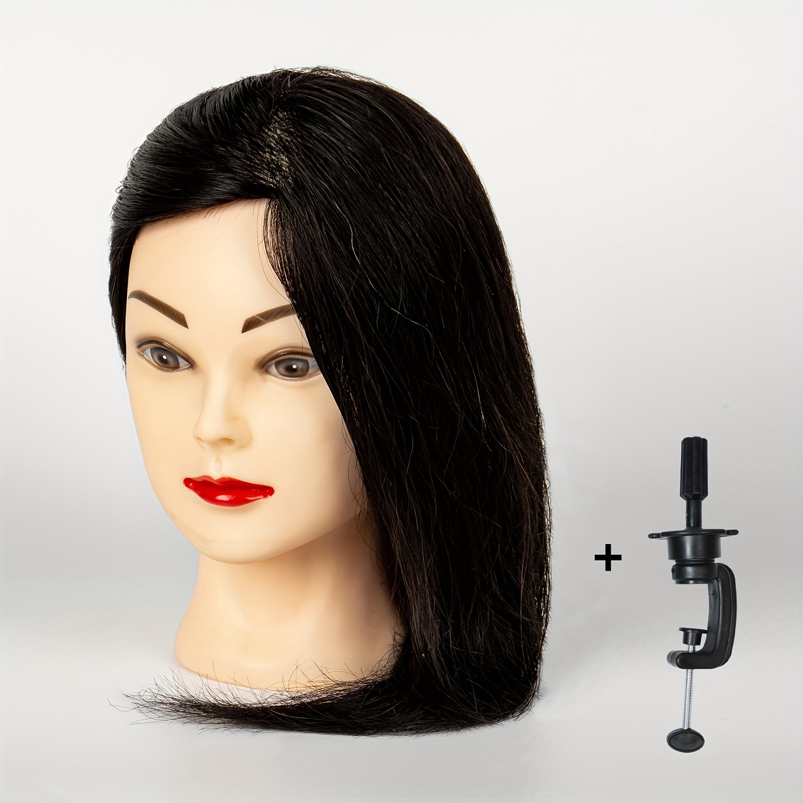 African Mannequin Head With 100% Human Hair Curly - Temu