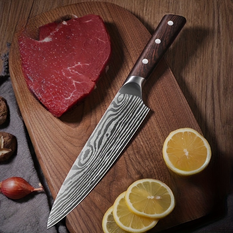 Chef Knife Professional Damascus Steel Kitchen Knives - Temu