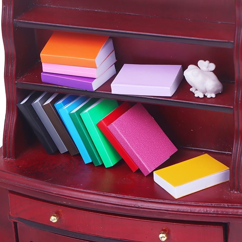 Dollhouse Miniature Books Doll House Book Model - Temu