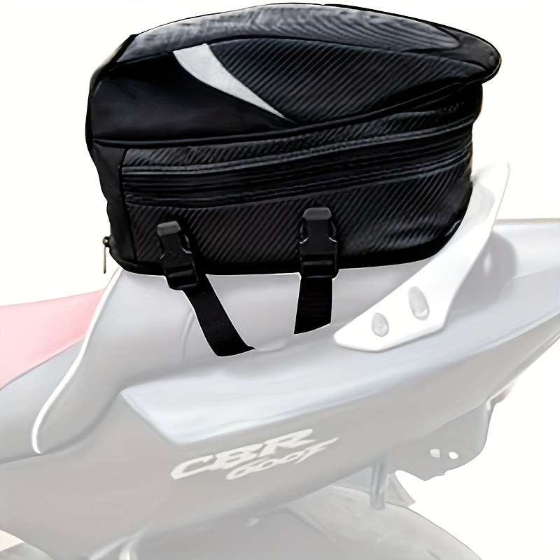 Bolsa de asiento para motocicleta, doble uso, impermeable, bolsa de  almacenamiento, bolsa para guardar el casco