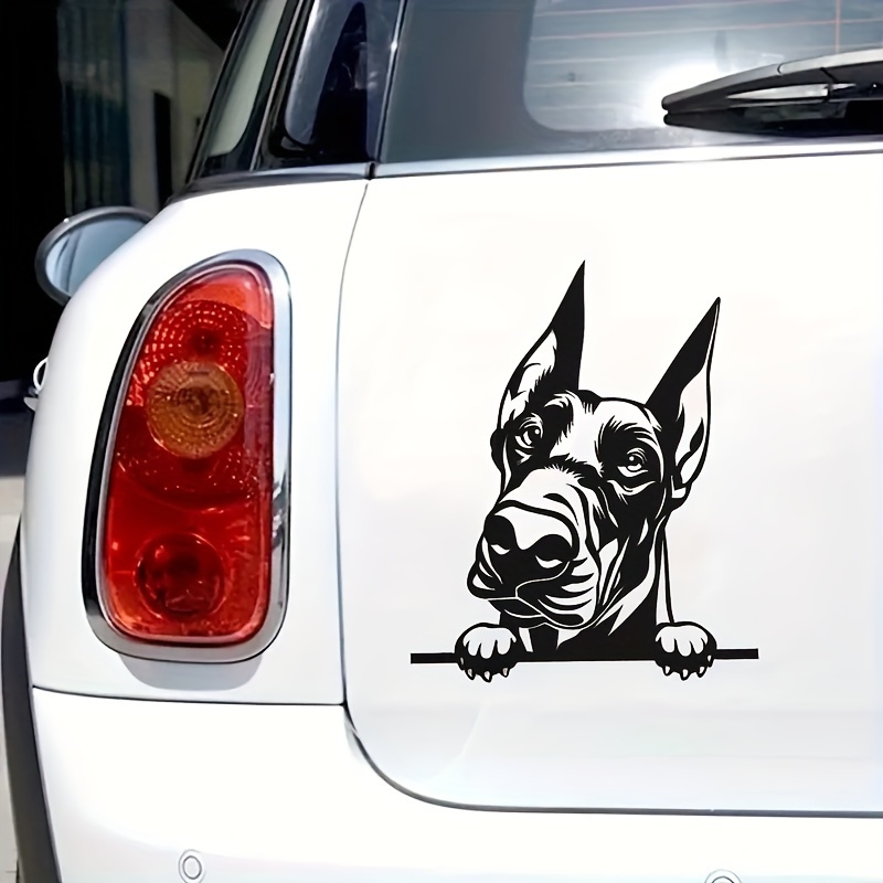 Doberman best sale car decal