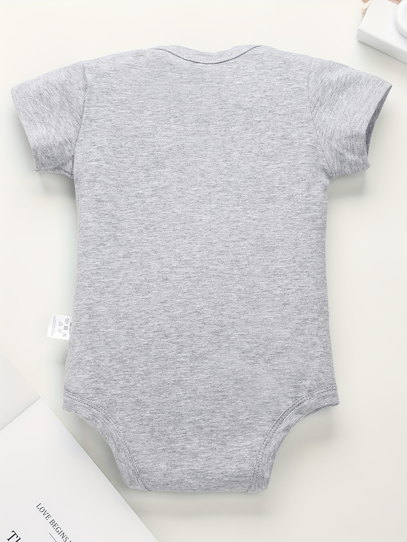 Body de manga corta para bebé, recién nacido, niños y niñas, unisex, 0-24  meses, 1 pieza