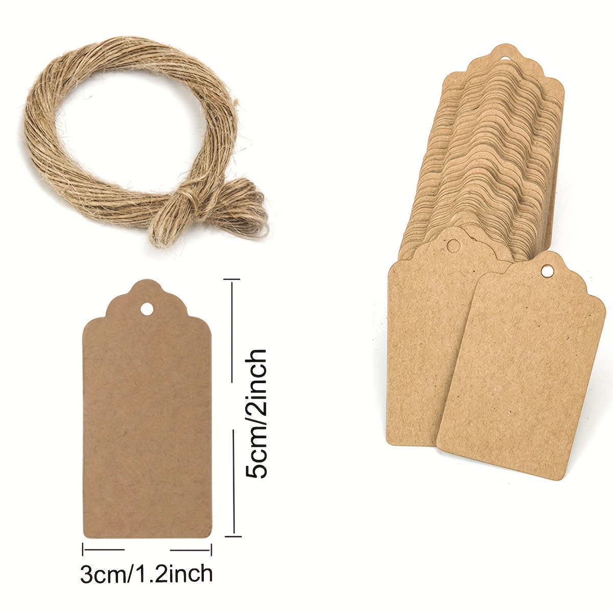 25 Kraft Gift Tags-hang Tags-price Tags-blank-craft Punch 