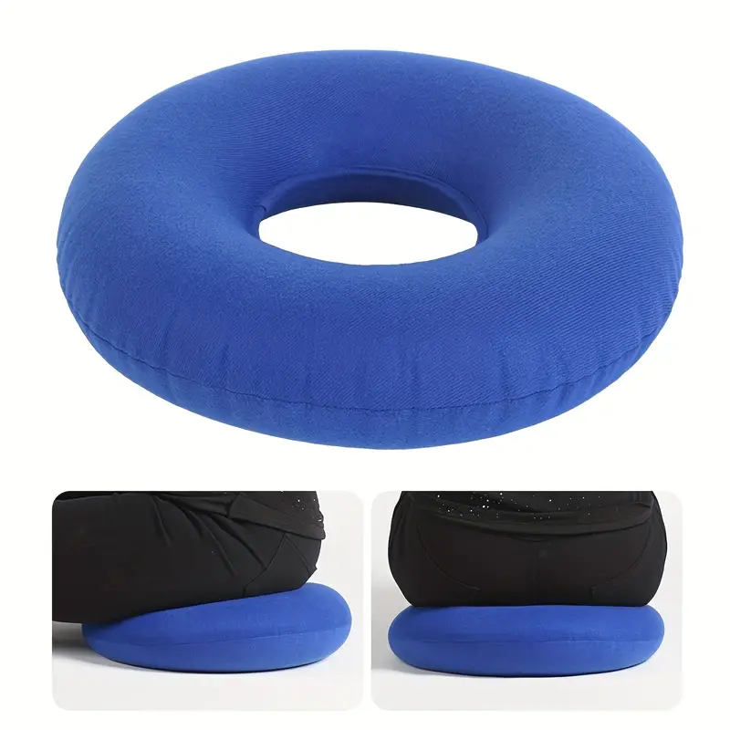 Donut Tailbone Pillow, Slow Rebound Memory Foam Hollow Seat Cushion With  Pump, Summer Breathable Pillow Cushion For Relief Hemorrhoids Tailbone  Pain, Round Wheelchair Cushion For Office Chair - Temu