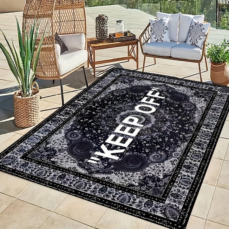 Keep Off, Keepoff Pattern, Popular Rug, Home Decor Rugs, Area Rug